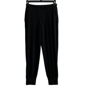 Elie Tahari Black Viscose Jogger Lounge Pant - Size Small